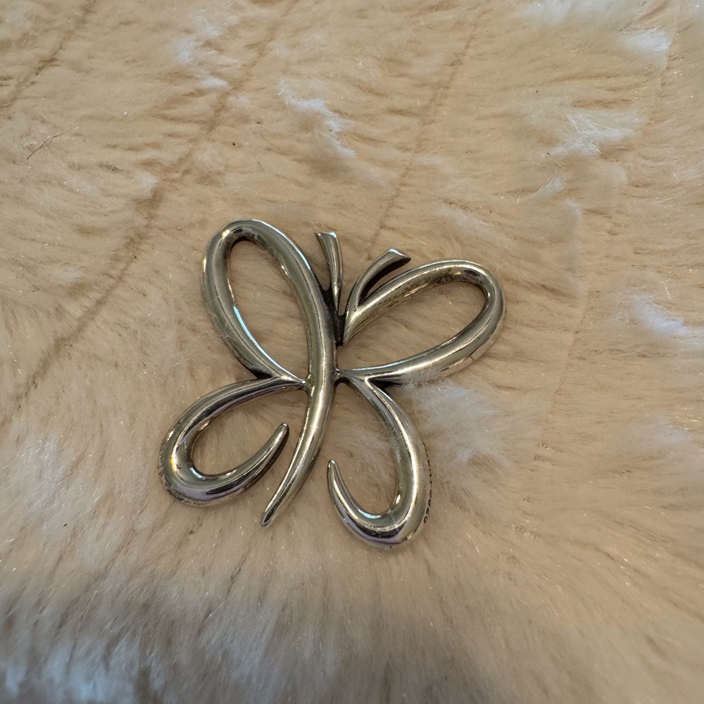 James Avery Retired Floating Butterfly Pendant - image 4